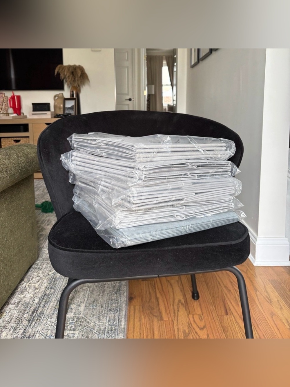NWT Costco grey storage cubes set of 8